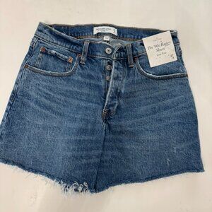 NWT Abercrombie & Fitch Denim "The 90s Baggy Short"
